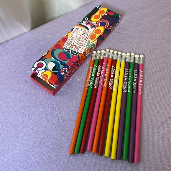 COACH POPPY PENCILS WITH BOX - Picture 2 of 2